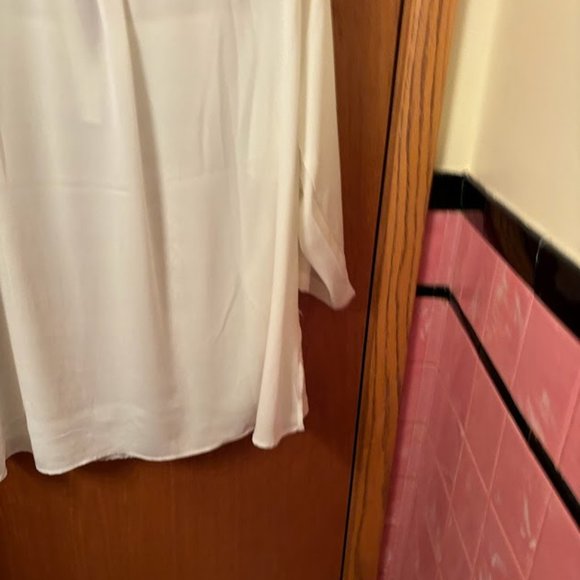 Zac & Rachel Ivory sheer tunic with embroidered design - Picture 4 of 4